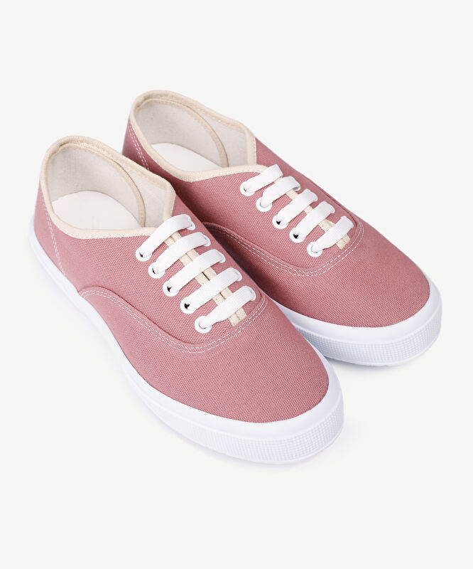 Düz Renk Kumaş Sneaker