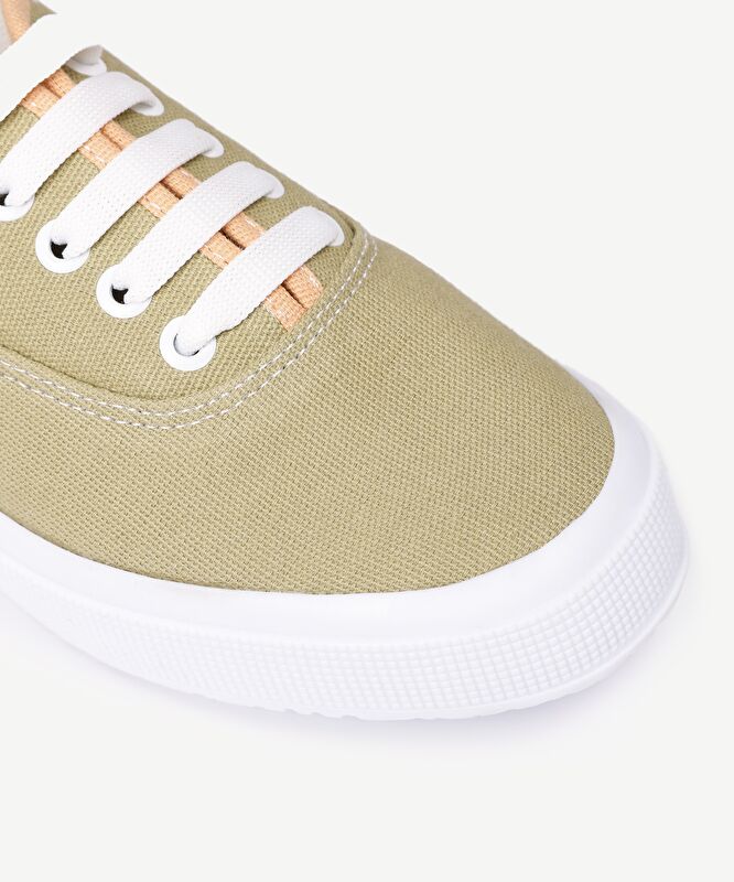 Düz Renk Kumaş Sneaker