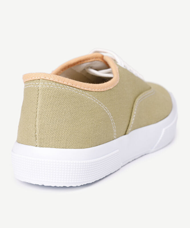Düz Renk Kumaş Sneaker