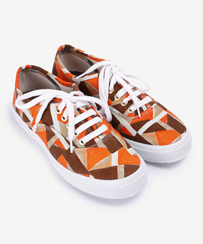 Renkli Kumaş Sneaker