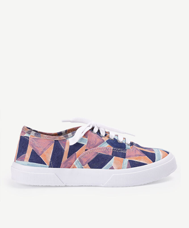 Renkli Kumaş Sneaker