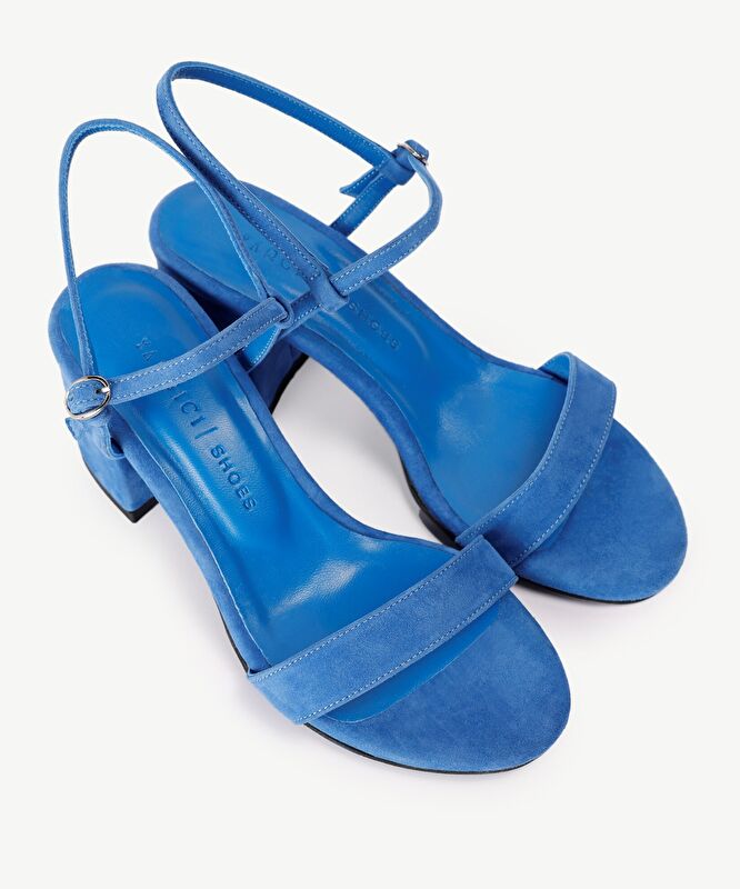 Süet Deri Yumuşak Topuklu Ayakkabı