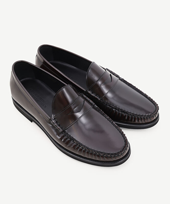 Açma Deri Loafer