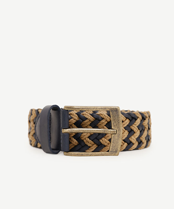 Deri Karışımı Erkek Kemer