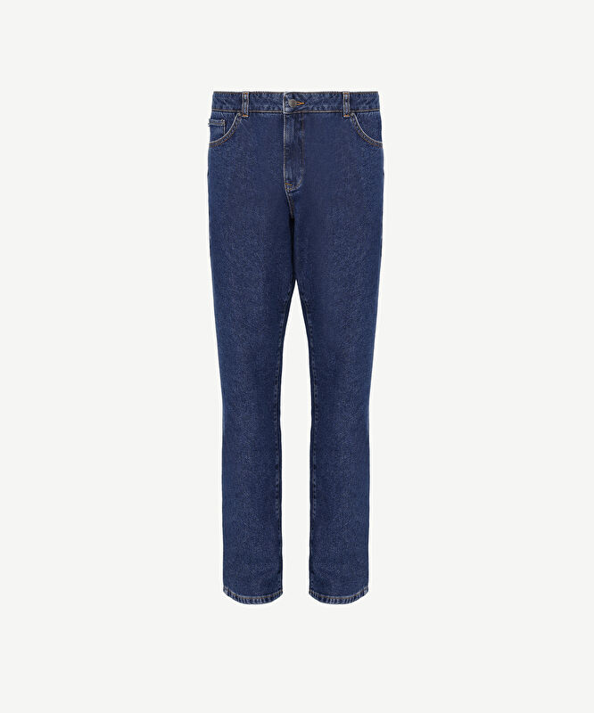 Relaxed Fit Erkek Denim Pantolon