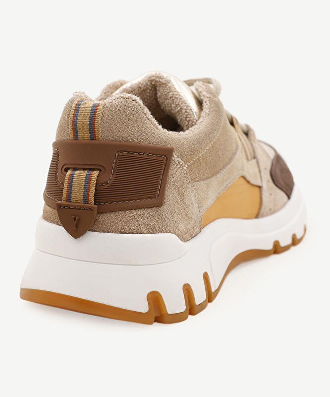Kalın Tabanlı Deri Sneaker