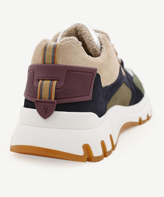 Kalın Tabanlı Deri Sneaker