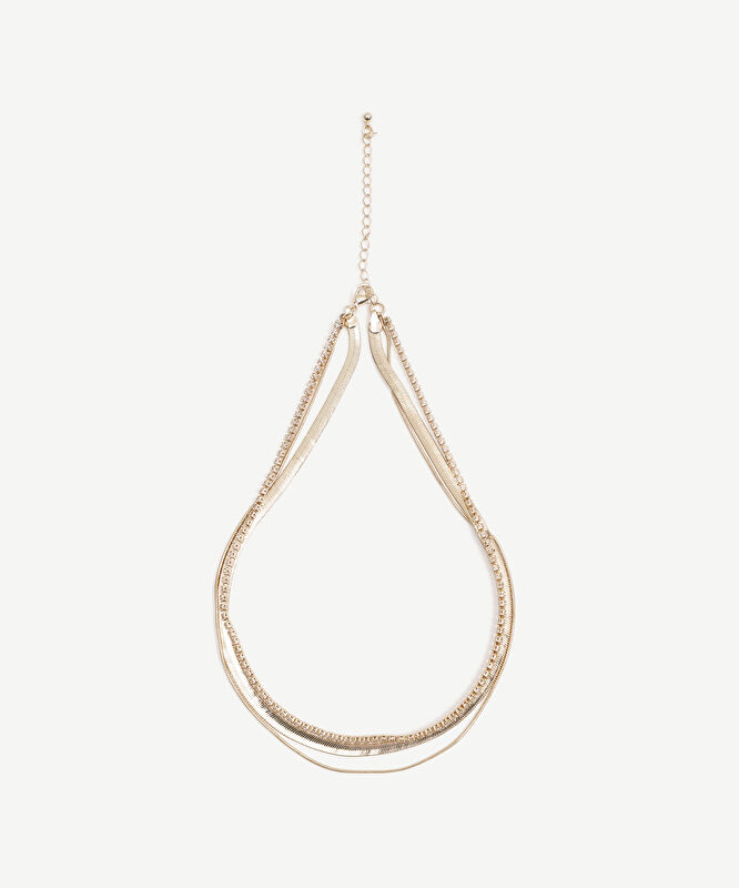 ÇOKLU SIRALI ZİNCİR KOLYE