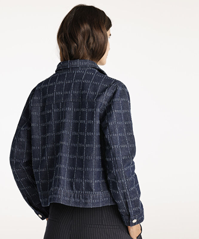 Cepli Normal Kesim Denim Ceket