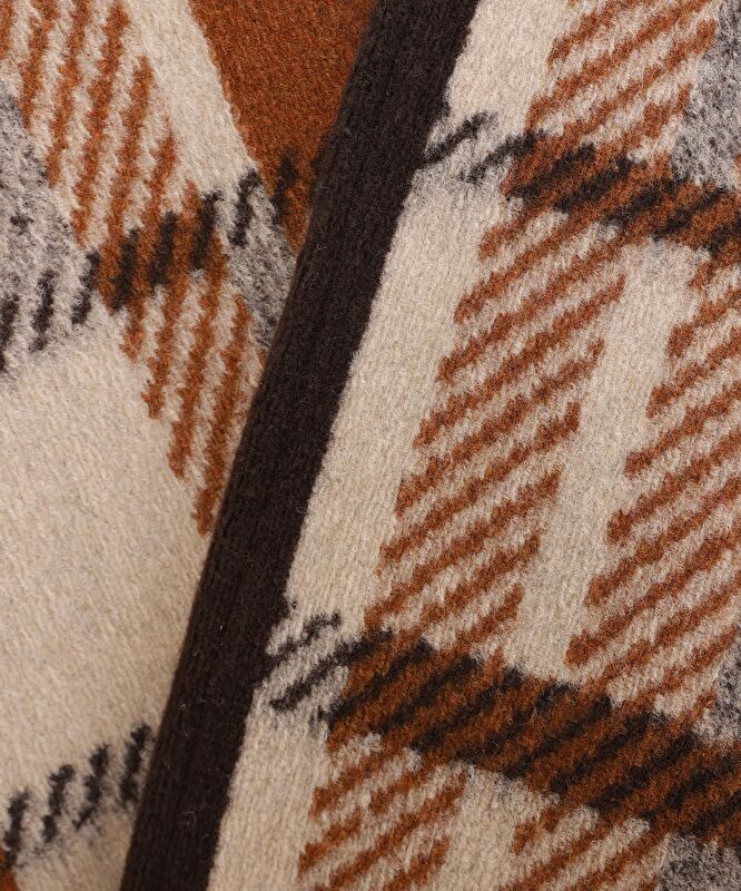 Büyük Kare Desenli Panço