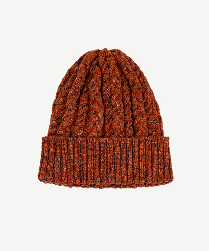 Örgü Detaylı Yün Bere