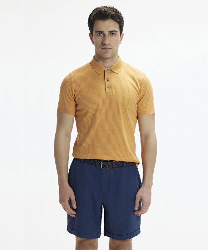 Duble Paçalı Cep Detaylı Erkek Şortu