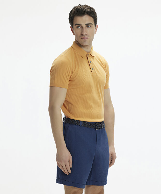 Duble Paçalı Cep Detaylı Erkek Şortu