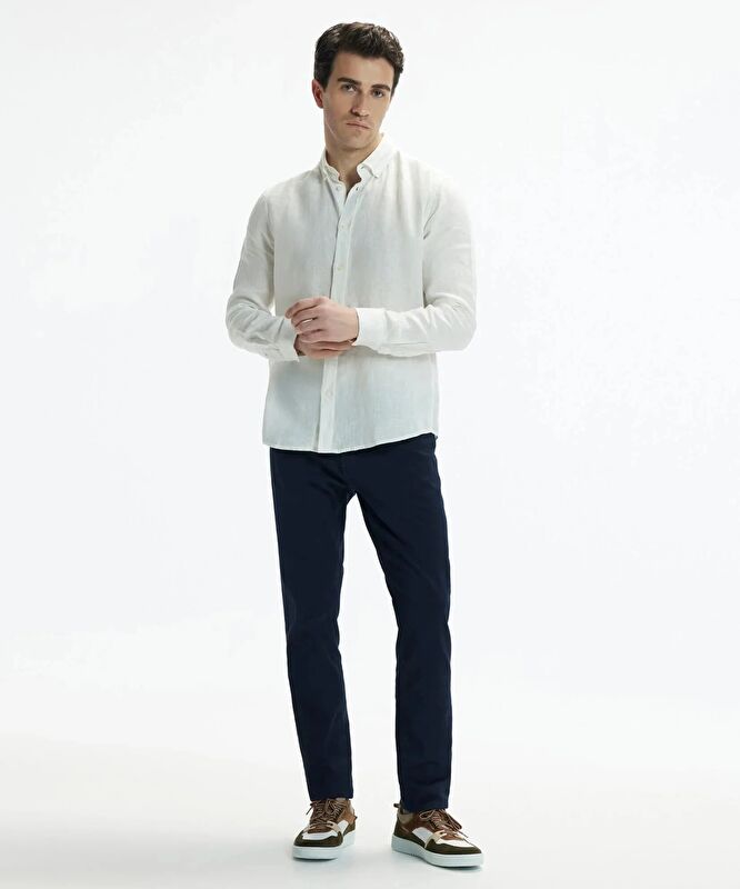 Straight Fit Cep Detaylı Pantolon