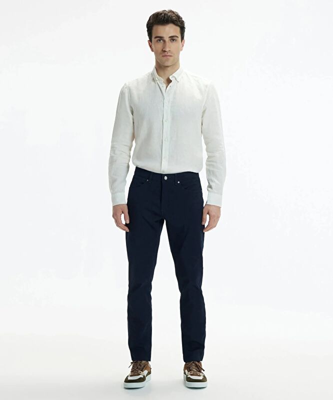 Straight Fit Cep Detaylı Pantolon