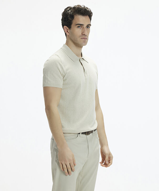 Ribana Polo Yaka Detaylı Triko