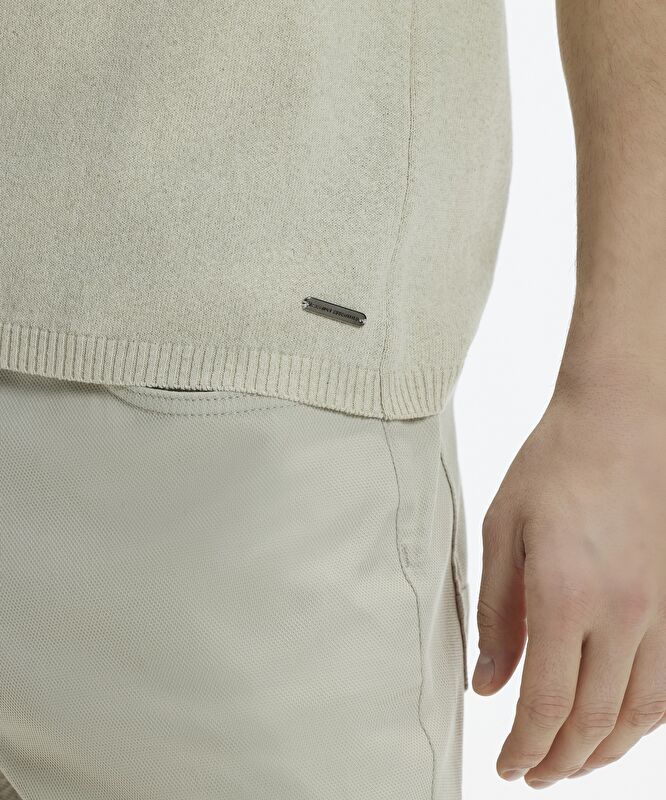 Ribana Polo Yaka Detaylı Triko