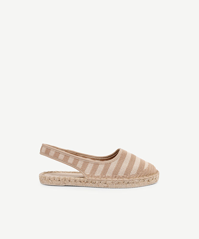 Arkası Açık Triko Espadril