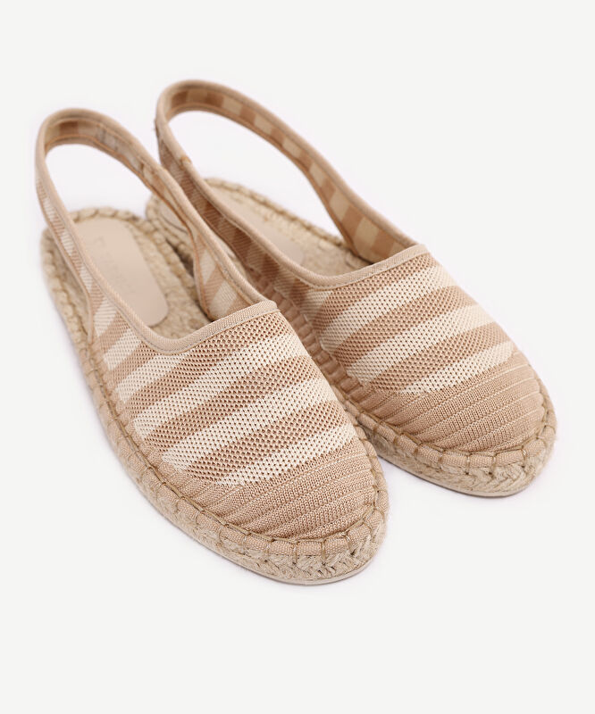 Arkası Açık Triko Espadril