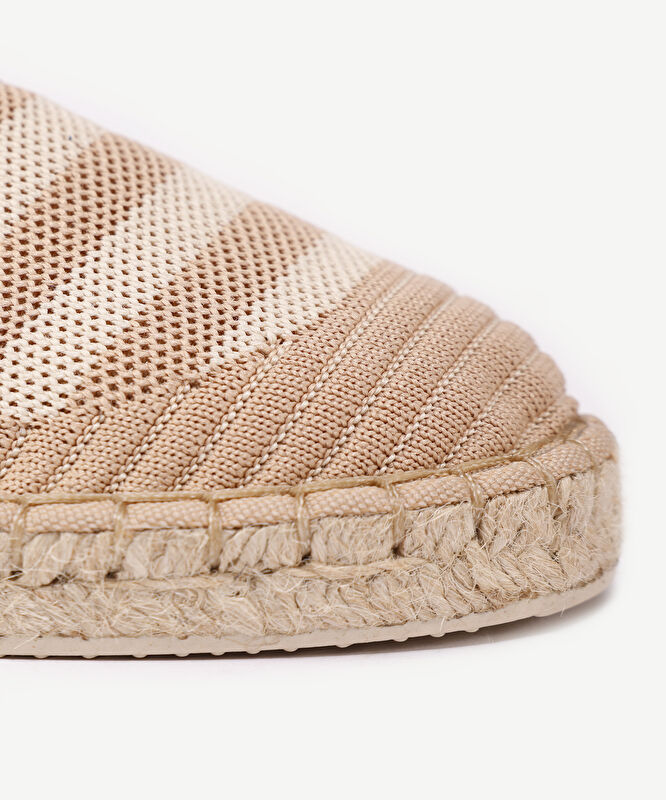 Arkası Açık Triko Espadril