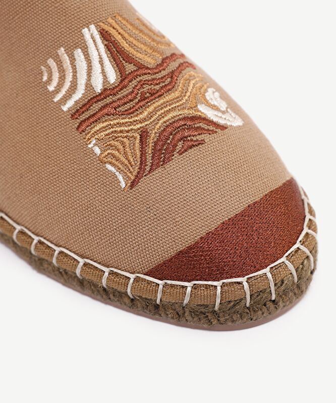 Nakış Detaylı Kanvas Espadril