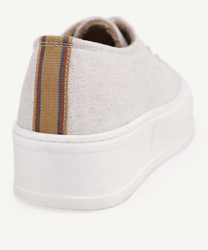 Deri Astarlı Kanvas Sneakers
