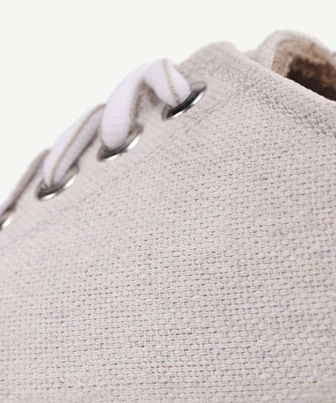 Deri Astarlı Kanvas Sneakers