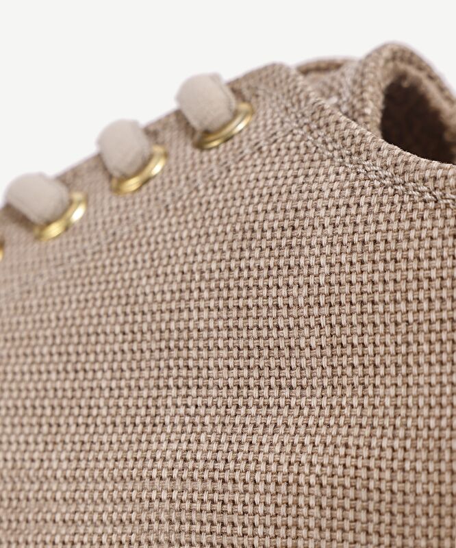 Deri Astarlı Kanvas Sneakers