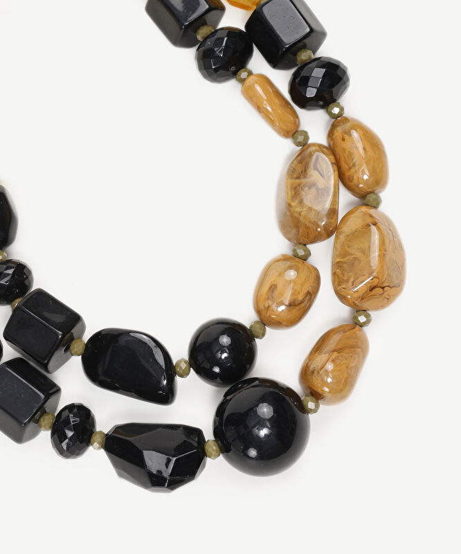 Büyük Boncuklu Akrilik Kolye