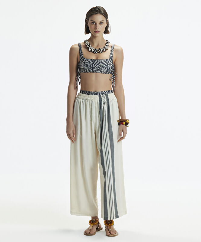 Rahat Kalıp Beli Büzgülü Pantolon