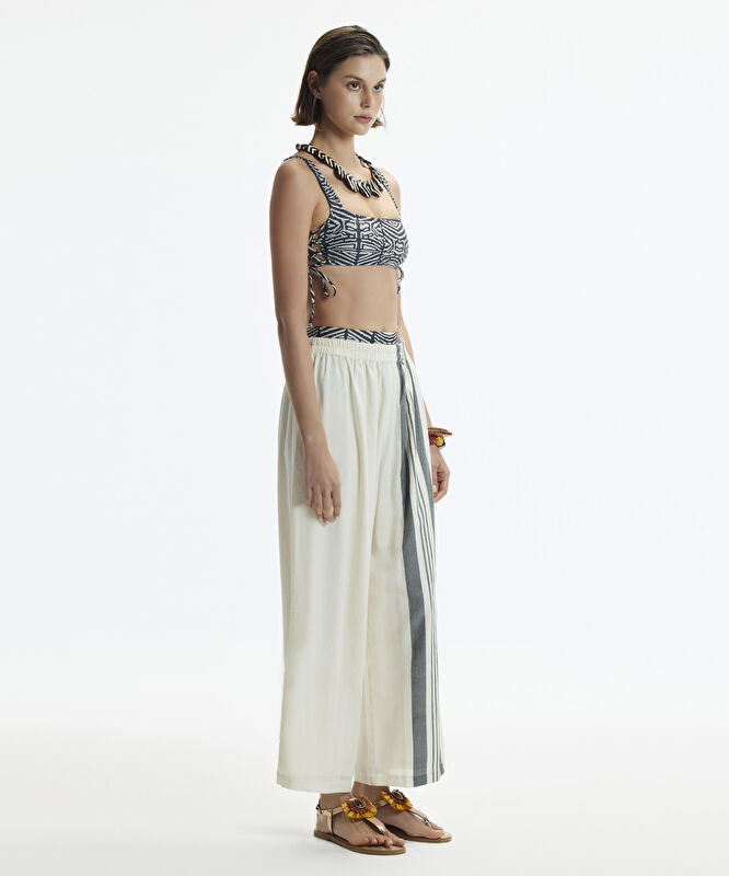 Rahat Kalıp Beli Büzgülü Pantolon