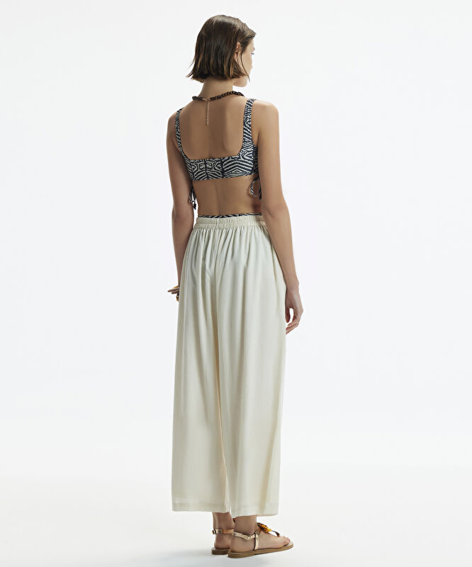 Rahat Kalıp Beli Büzgülü Pantolon