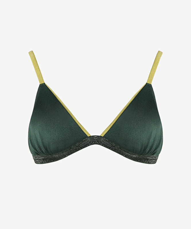 Şerit Detaylı Bikini Üst