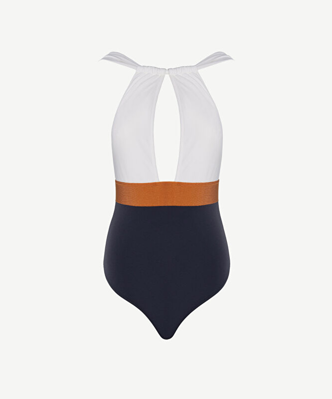 Dekolteli Halter Yaka Mayo