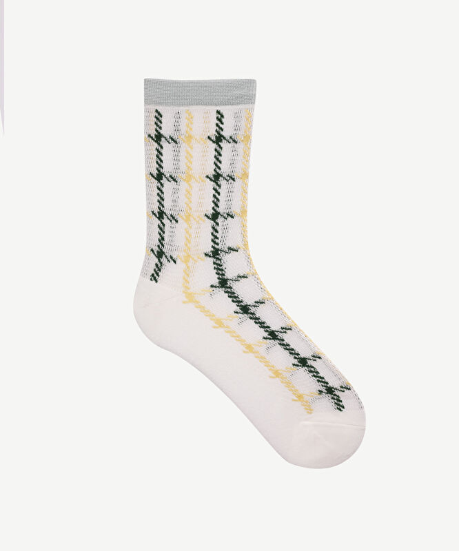 Çizgi Detaylı Çorap