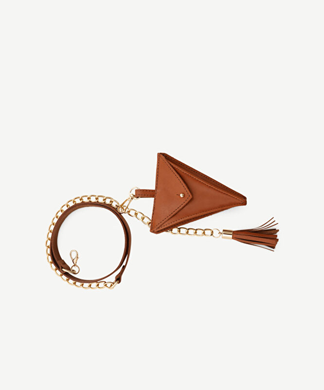 Zincir Detaylı Bel Kemeri