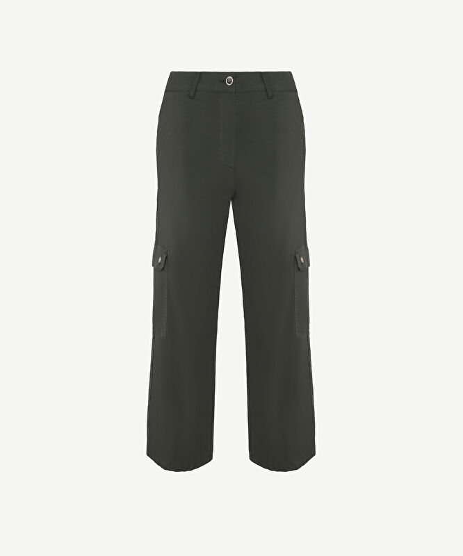 Kargo Cep Detaylı Bol Kesim Pantolon