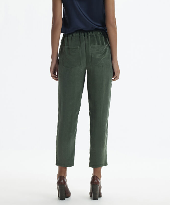 Dar Paça Cropped Pantolon