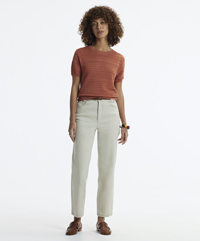 Bisiklet Yaka Kısa Kol Triko