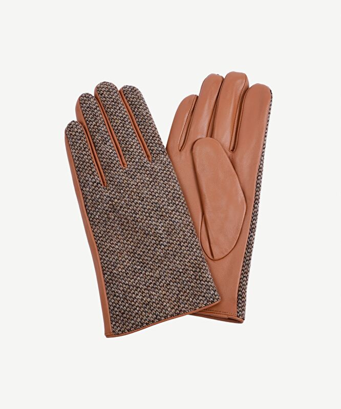 Kumaş Ve Deri Karışımı Eldiven