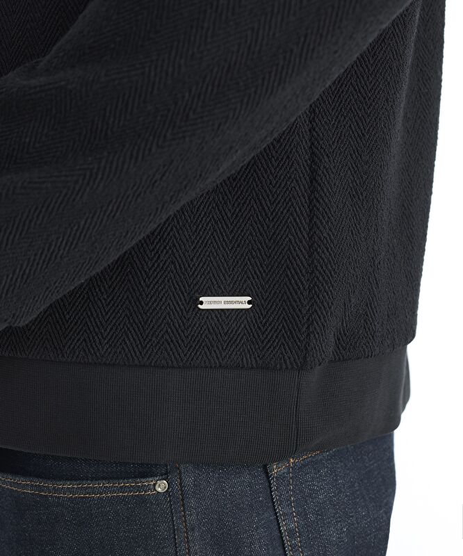 Regular Bisiklet Yaka Uzun Kol Sweatshirt