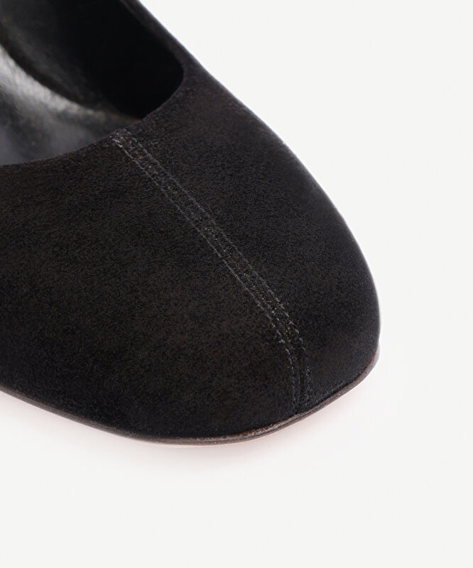 Silindir Topuk Detaylı Ayakkabı