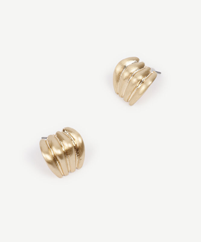Dokulu Gold Küpe