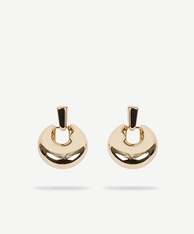 Şık Gold Küpe