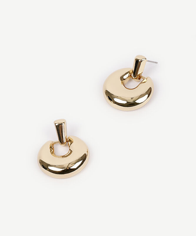 Şık Gold Küpe