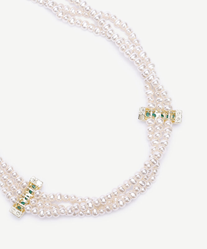 Çok Sıralı İnci Kolye