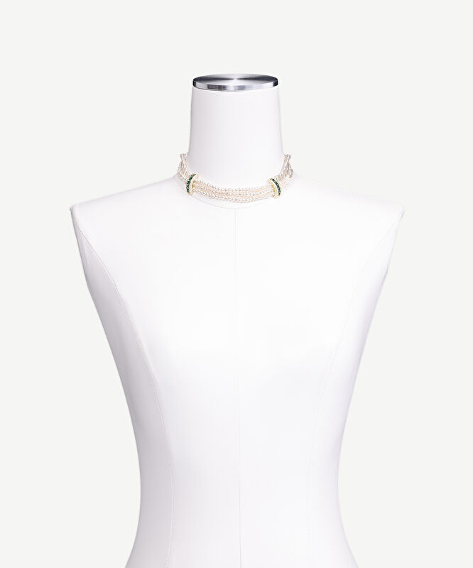 Çok Sıralı İnci Kolye