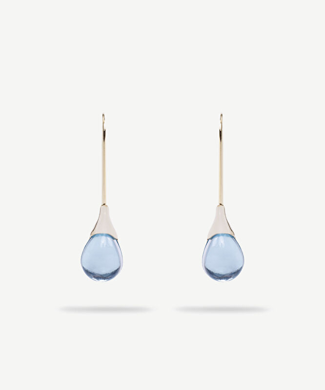 Reçine Uçlu Uzun Küpe