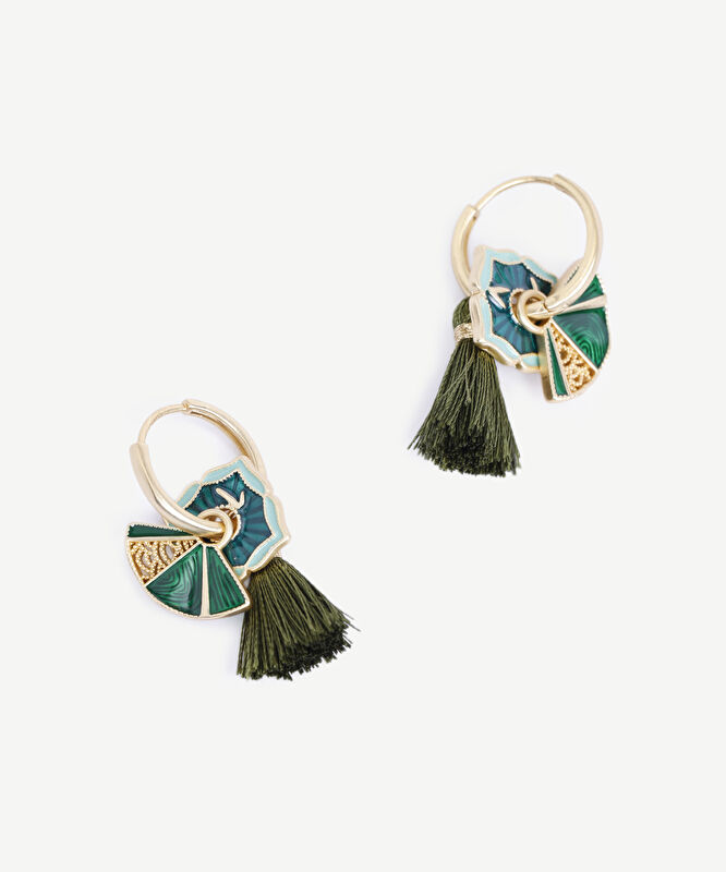 Charm Detaylı Küpe