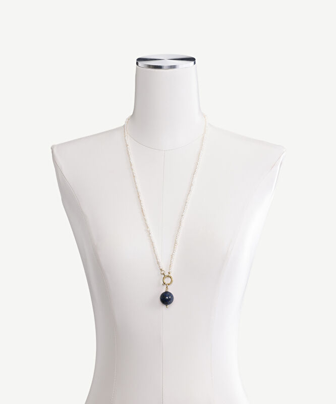 Barok İnci Detaylı Kolye